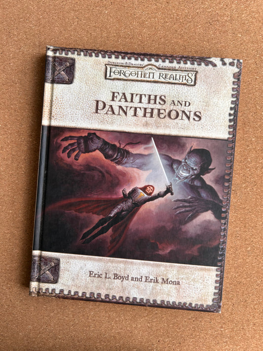 Dungeons & Dragons 3.0/3.5 Forgotten Realms - Faiths & Pantheons - WOTC Hardcover (2002)