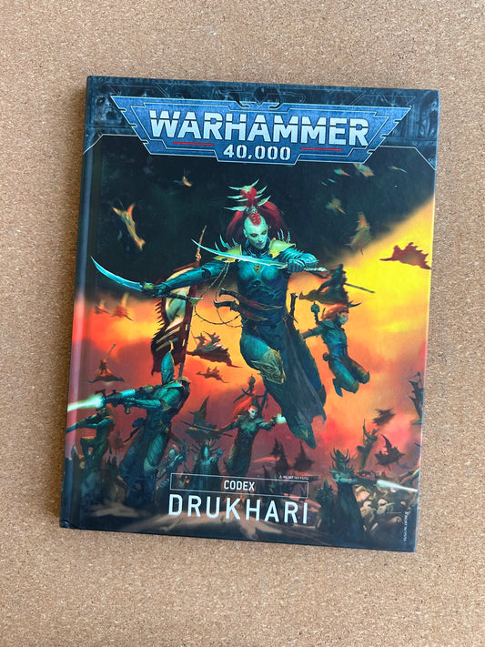 Warhammer 40K 9th Edition - Drukhari Codex - Hardcover (2021)