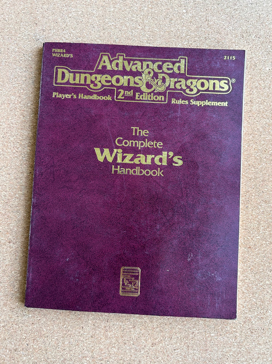 Advanced Dungeons & Dragons - The Complete Wizard’s Handbook - PHBR4 TSR2115 - Paperback (1990)
