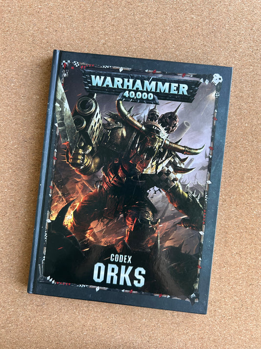 Warhammer 40K 8th Edition - Orks Codex - Games Workshop Hardcover (2018)