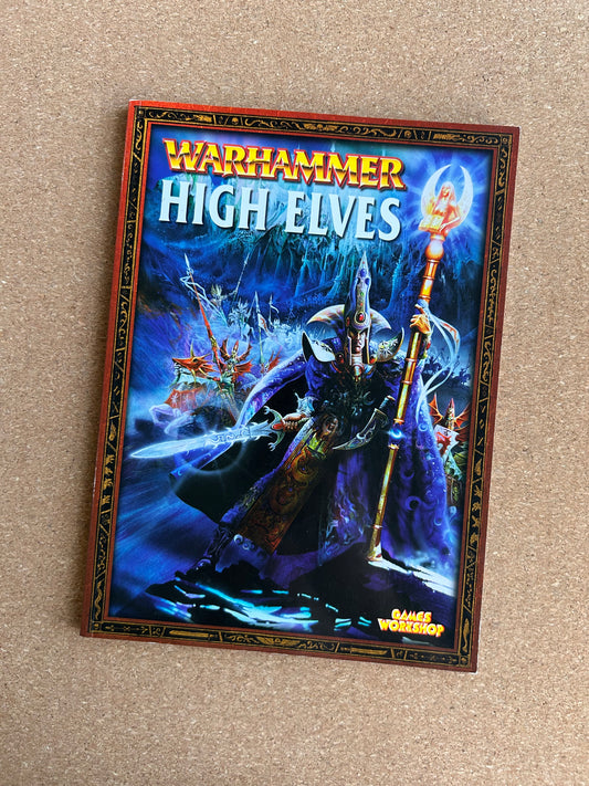 Warhammer Fantasy Armies Codex - High Elves - Games Workshop Paperback (2001)