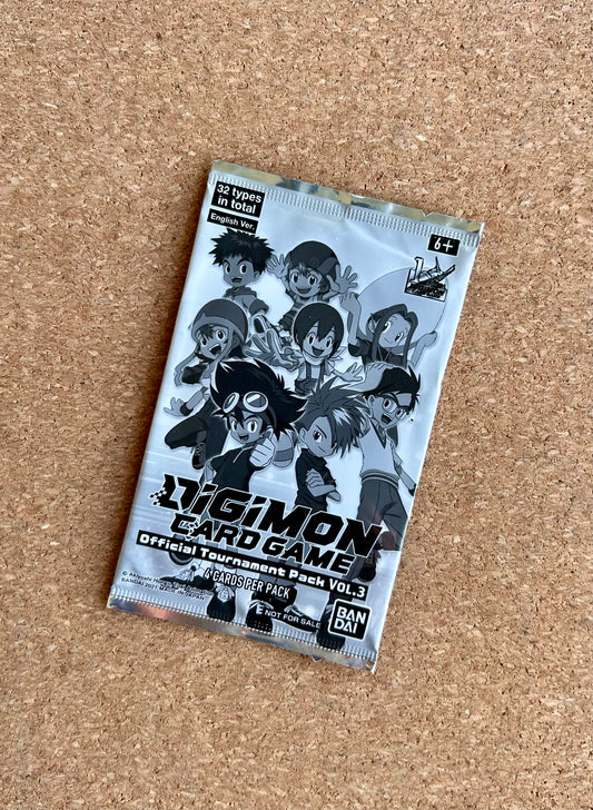 Digimon Card Game: Official Tournament Pack Vol. 3 - 4 Card Booster Pack - English
