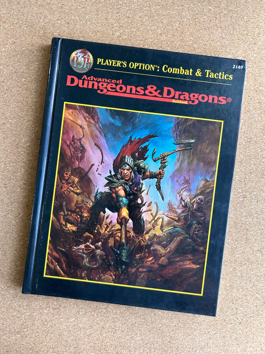 Advanced Dungeons & Dragons - Player’s Option: Combat & Tactics - TSR2149 Hardcover (1995)