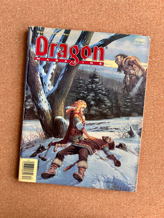Dragon Magazine Issue #140 - TSR Magazine (December, 1988)