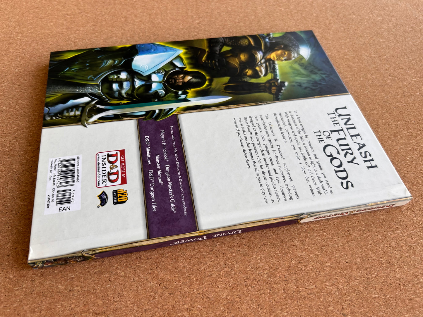 Dungeons & Dragons 4th Edition - Divine Power - WOTC Hardcover (2009)