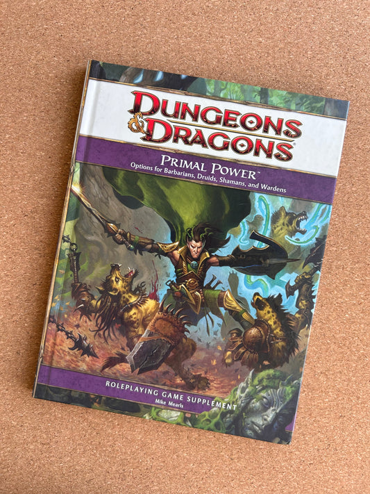 Dungeons & Dragons 4th Edition - Primal Power - WOTC Hardcover (2009)
