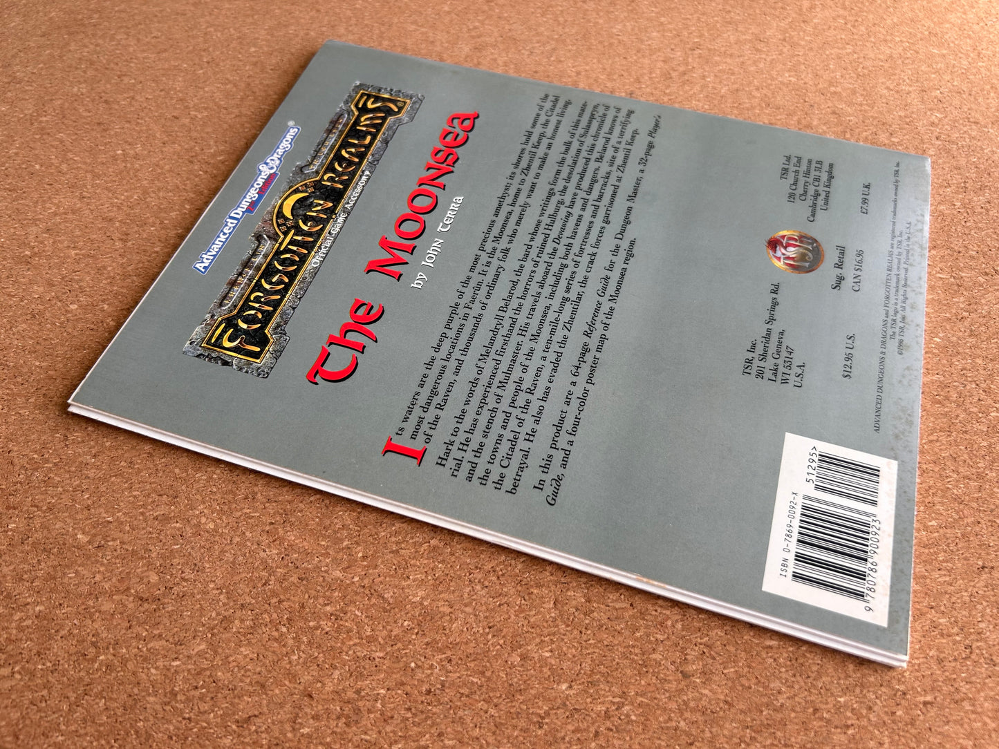 Advanced Dungeons & Dragons Forgotten Realms Accessory - The Moonsea - TSR9474 - Paperback (1995)