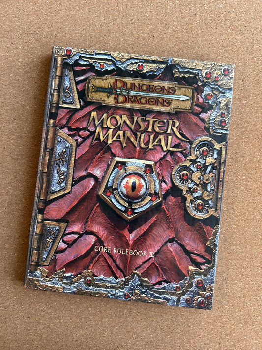 Dungeons & Dragons 3.0/3.5 - Monster Manual Core Rulebook III - WOTC Hardcover (2000)