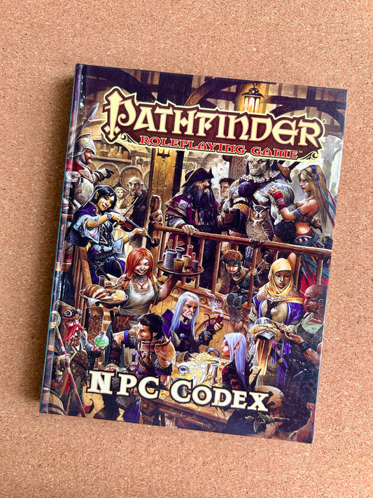 Pathfinder First Edition - NPC Codex - Paizo Hardcover (2012)
