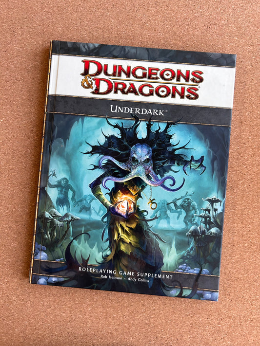 Dungeons & Dragons 4th Edition - Underdark - WOTC Hardcover (2010)