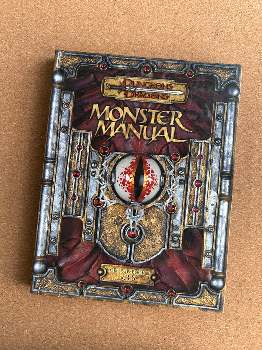 Dungeons & Dragons 3.0/3.5 - Monster Manual v3.5 - WOTC Hardcover (2003)