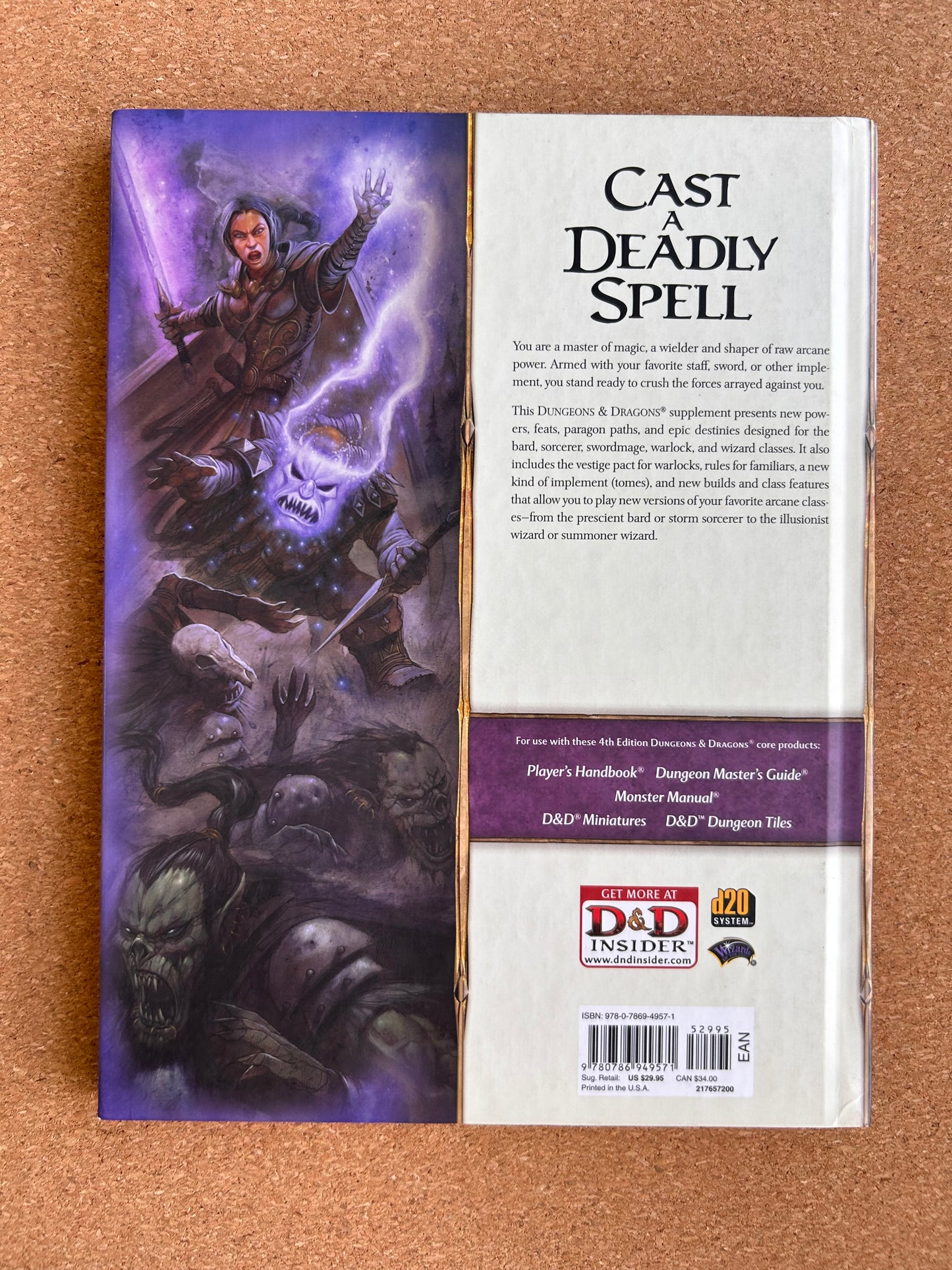 Dungeons & Dragons 4th Edition - Arcane Power - WOTC Hardcover (2009)