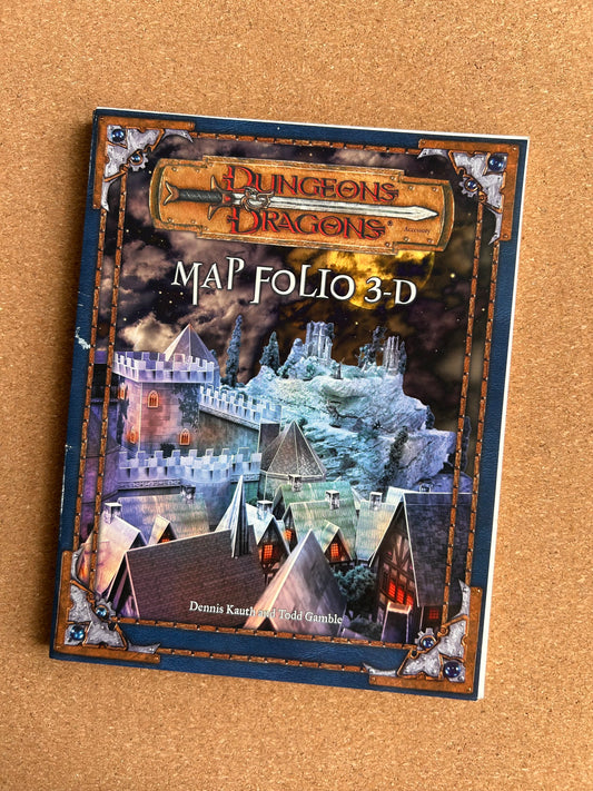 Dungeons & Dragons 3.0/3.5 - Map Folio 3-D - WOTC Booklet (2004)