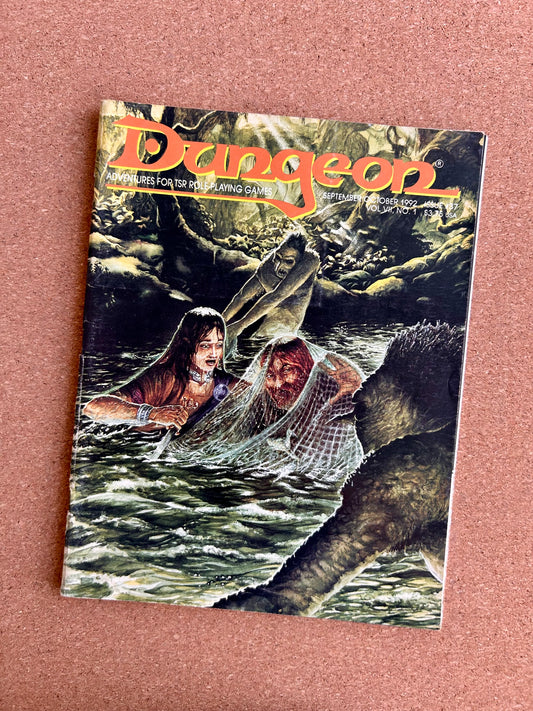 Dungeon Magazine Issue #37 - TSR Magazine (SEPT/OCT, 1992)