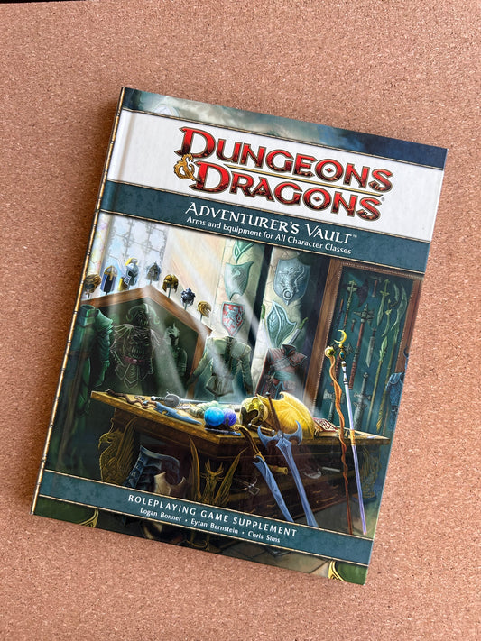 Dungeons & Dragons 4th Edition - Adventurer’s Vault - WOTC Hardcover (2008)