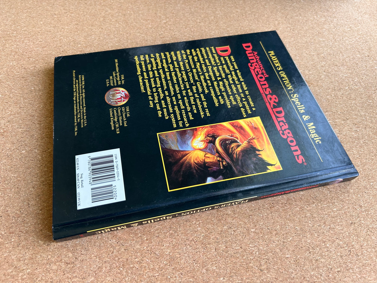 Advanced Dungeons & Dragons - Player’s Option: Spells & Magic - TSR2163 Hardcover (1996)