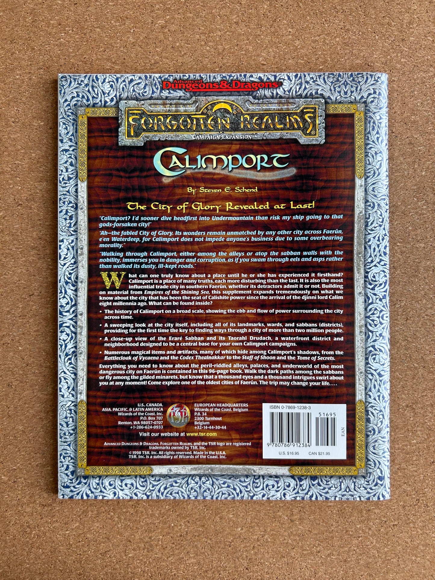 Advanced Dungeons & Dragons Forgotten Realms Campaign Expansion - Calimport - TSR9589- Paperback (1998)