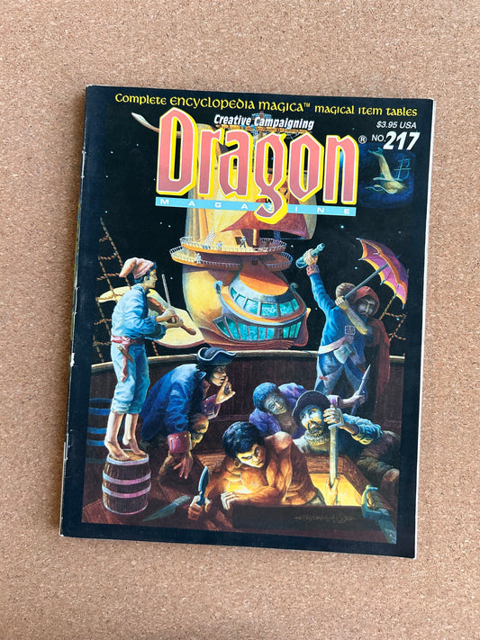 Dragon Magazine Issue #217 - TSR Magazine (May, 1995)
