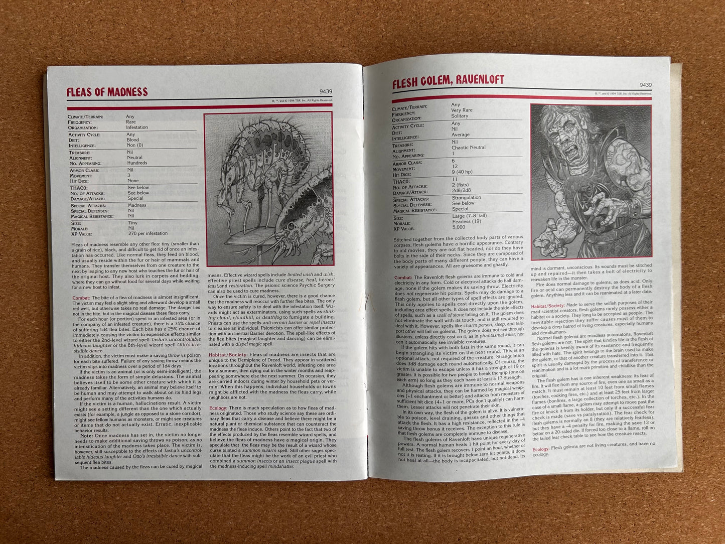 Advanced Dungeons & Dragons Ravenloft - Adam’s Wrath - TSR9439 - Paperback (1994) - With Map