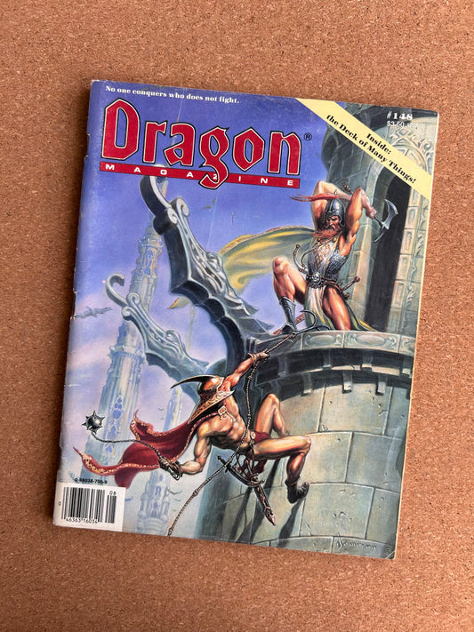 Dragon Magazine Issue #148 - TSR Magazine (August, 1989)