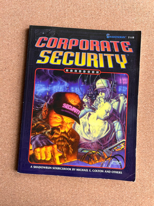 Shadowrun Second Edition - Corporate Security 7118 - FASA Paperback (1995)