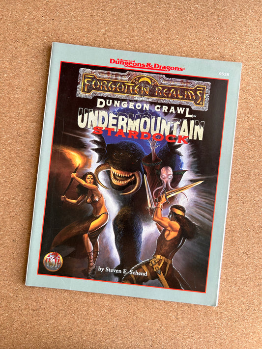 Advanced Dungeons & Dragons Forgotten Realms Adventure - Dungeon Crawl Undermountain Stardock - TSR9538 - Paperback (1996)
