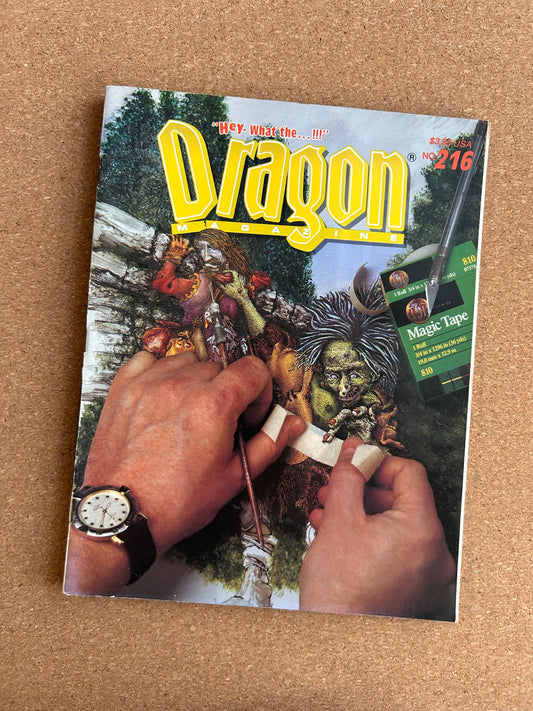 Dragon Magazine Issue #216 - TSR Magazine (April, 1995)