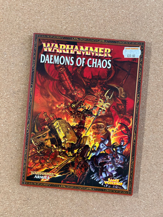 Warhammer Fantasy Armies Codex - Daemons of Chaos - Games Workshop Paperback (2007)