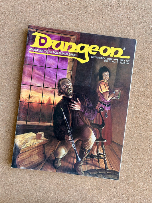 Dungeon Magazine Issue #49 - TSR Magazine (SEPT/OCT, 1994)