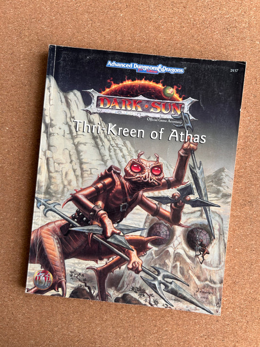 Advanced Dungeons & Dragons Dark Sun - Thri-Kreen of Athas - TSR2437 - Paperback (1995) - With Map