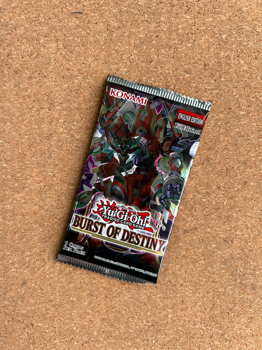 Yu-Gi-Oh! Trading Card Game: Burst of Destiny - 9 Card Booster Pack - English