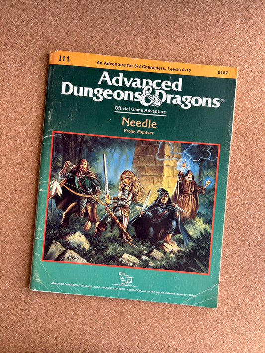 Advanced Dungeons & Dragons Adventure - Needle - TSR9187 - Paperback (1987)