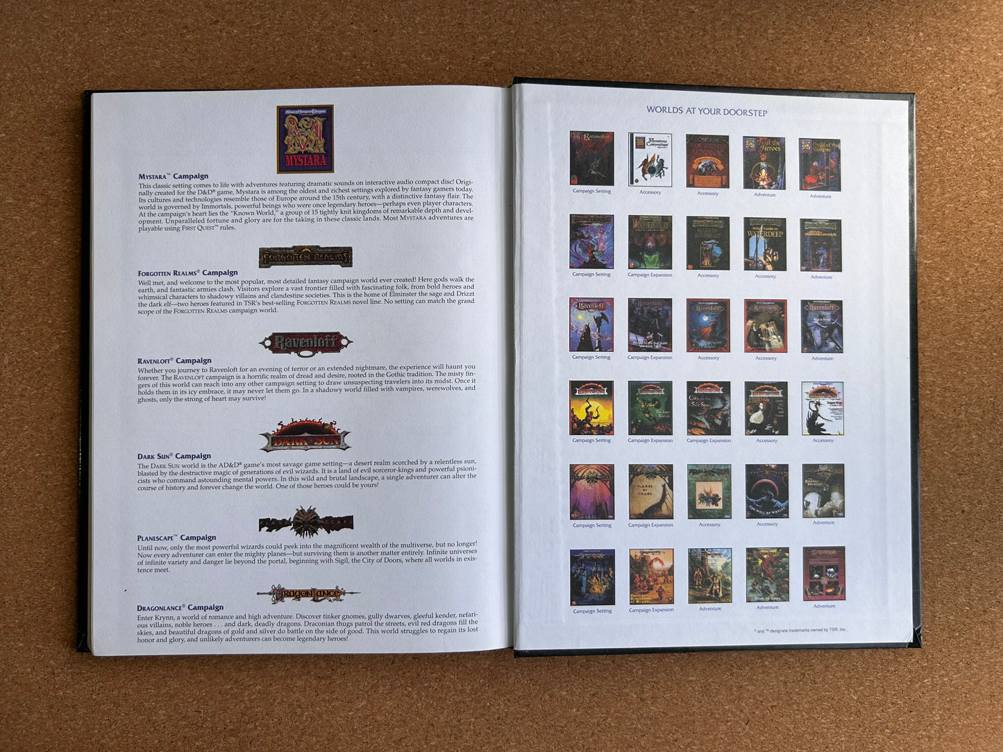 Advanced Dungeons & Dragons - Player’s Option: Skills & Powers - TSR2154 Hardcover (1995)