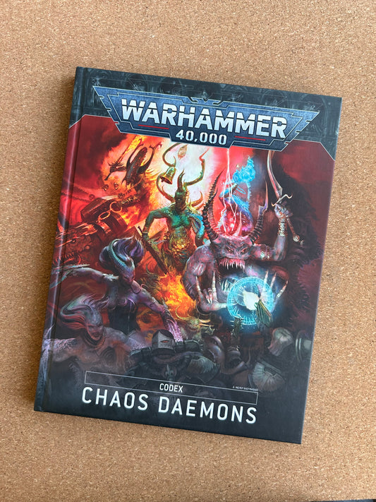 Warhammer 40K 9th Edition - Chaos Daemons Codex - Hardcover (2022)
