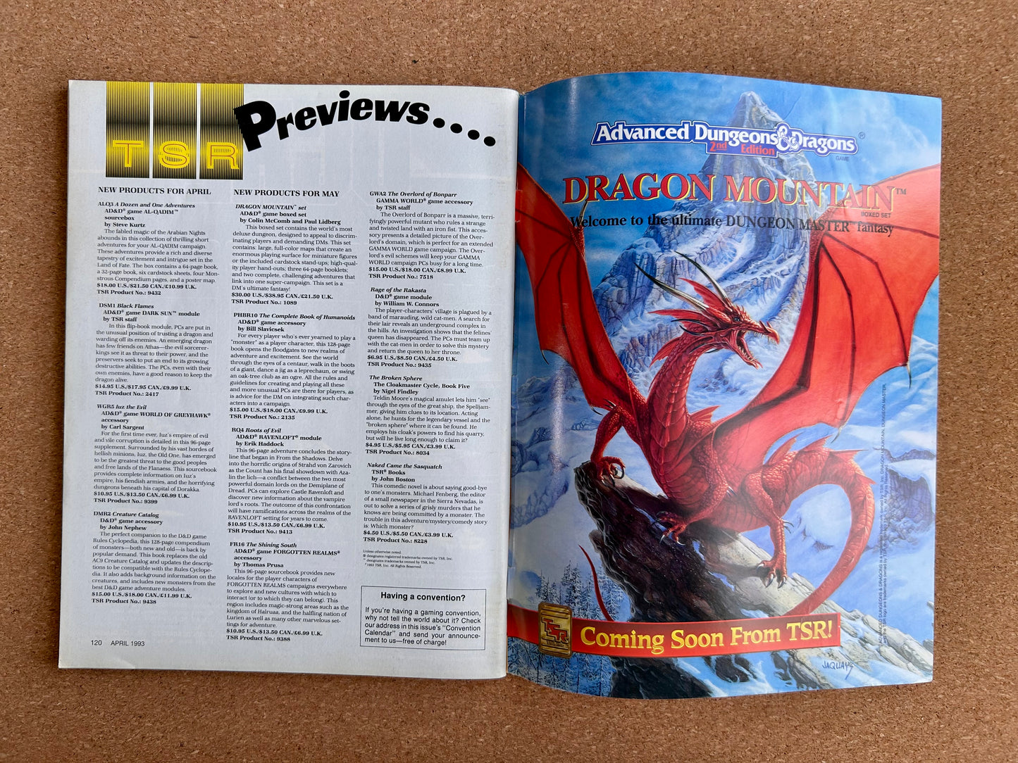 Dragon Magazine Issue #192 - TSR Magazine (April, 1993)