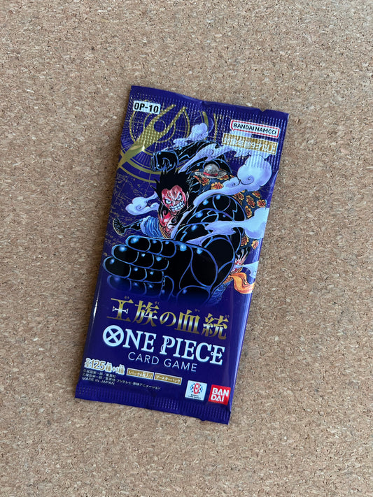 One Piece Card Game Booster Pack: Royal Blood OP-10 Japanese - Bandai Namco