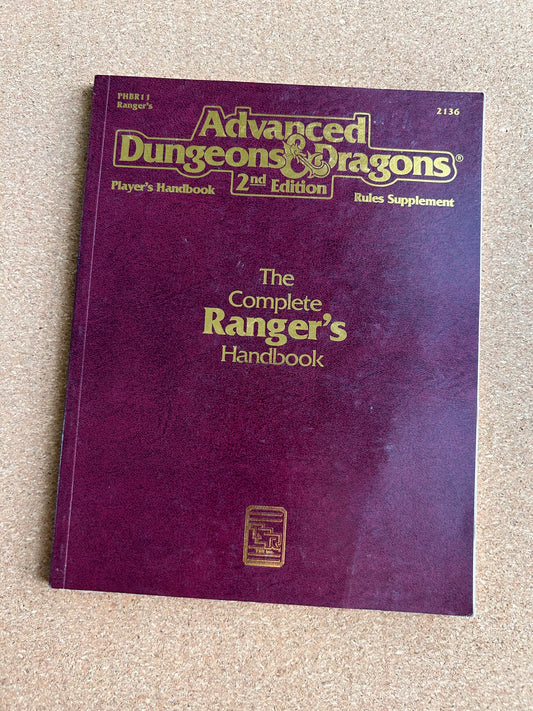 Advanced Dungeons & Dragons - The Complete Ranger’s Handbook - PHBR11 TSR2136 - Paperback (1993)