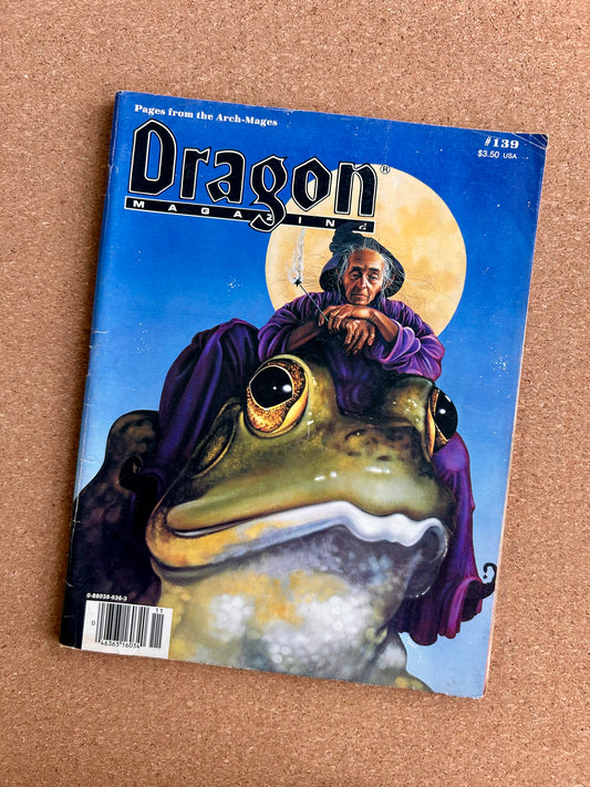 Dragon Magazine Issue #139 - TSR Magazine (November, 1988)