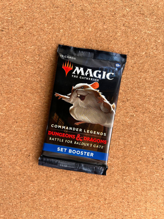 Magic The Gathering Dungeons & Dragons Commander Legends set Booster Pack