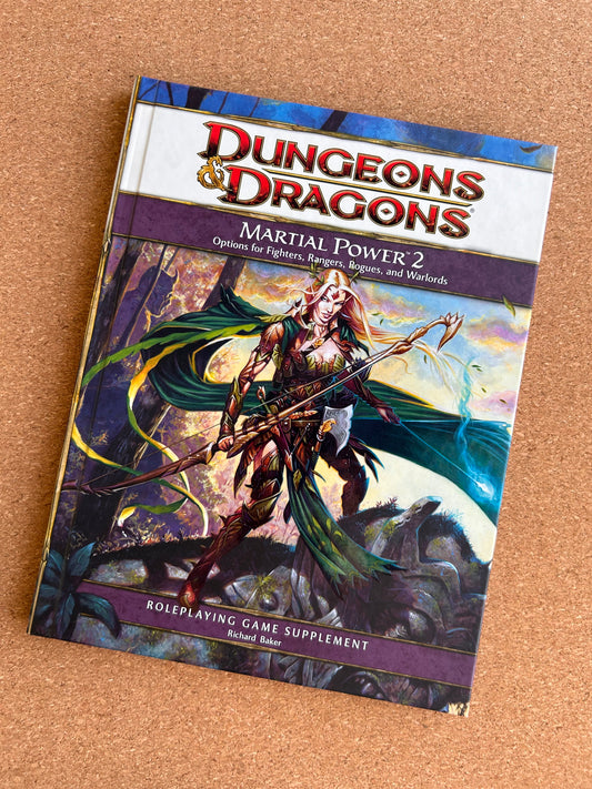 Dungeons & Dragons 4th Edition - Martial Power 2 - WOTC Hardcover (2010)
