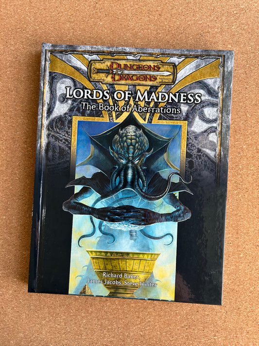 Dungeons & Dragons 3.0/3.5 - Lords of Madness - WOTC Hardcover (2005)