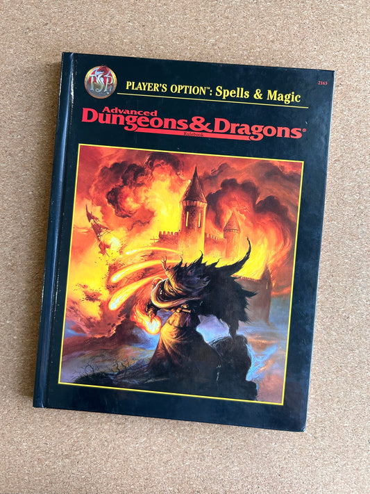 Advanced Dungeons & Dragons - Player’s Option: Spells & Magic - TSR2163 Hardcover (1996)