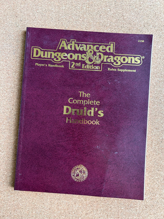 Advanced Dungeons & Dragons - The Complete Druid’s Handbook - TSR2150 - Paperback (1994)