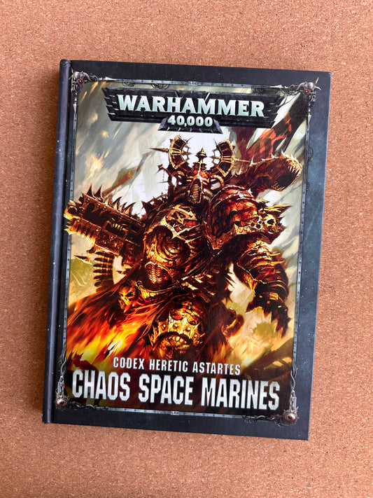 Warhammer 40K 8th Edition - Chaos Space Marines Codex - Games Workshop Hardcover (2017)