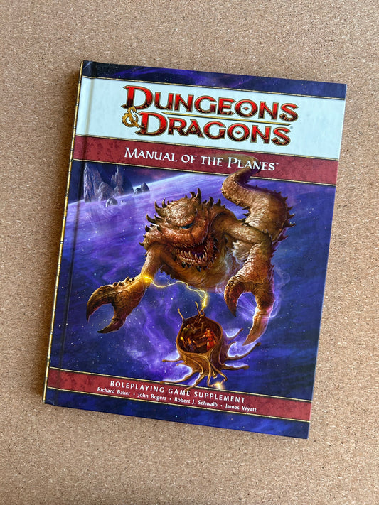 Dungeons & Dragons 4th Edition - Manual of the Planes - WOTC Hardcover (2008)