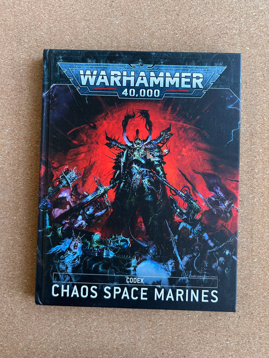 Warhammer 40K 9th Edition - Chaos Space Marines Codex - Hardcover (2022)