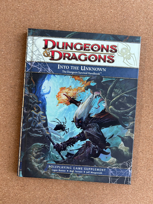 Dungeons & Dragons 4th Edition - Into The Unknown Dungeon Survival Handbook - WOTC Hardcover (2012)