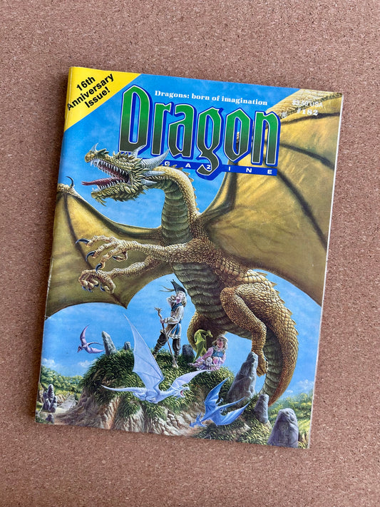 Dragon Magazine Issue #182 - TSR Magazine (June, 1992)