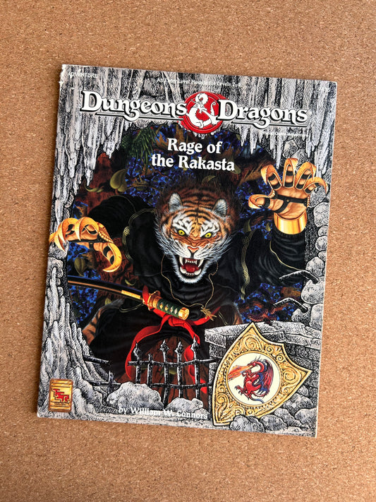 Dungeons & Dragons Game Accessory - Rage of Rakasta TSR9435 - Paperback (1993)