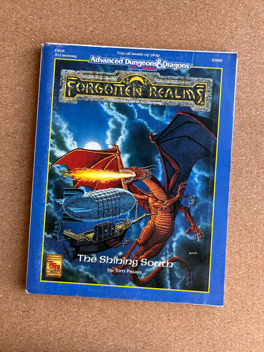 Advanced Dungeons & Dragons Forgotten Realms Accessory - The Shining South - TSR9388 - Paperback (1993)
